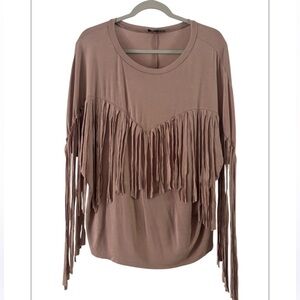 POL Party In the Front Fringe Tee NWOT